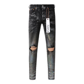 Purple Brand Jeans Pure Cotton High Street Trend #9028